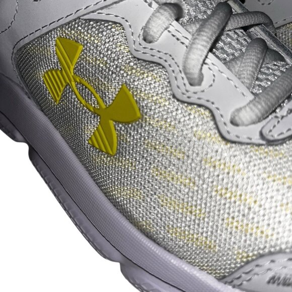 (24208) NWOT Under Armour Women's Charged Assert 10 Running Shoes Size 8 White - Picture 11 of 16